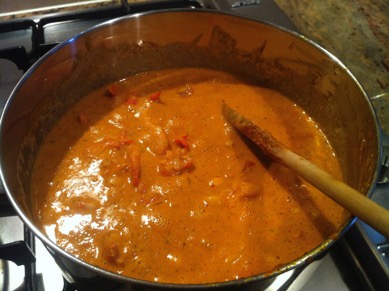 Moqueca - cooking