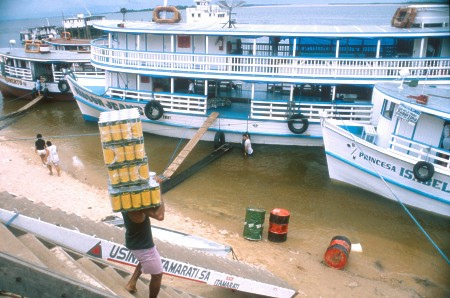 Santarem Waterfront. Amazon River, Brazil