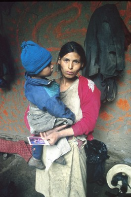 Woman and child. Chachapoyas, Peru