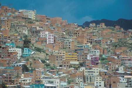 Hillside Houses. La Paz, Bolivia
