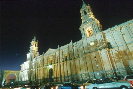 Basilica Cathedral. Arequipa, Peru