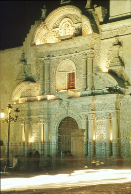 Iglesia de la Compañia de Jesus. Arequipa, Peru